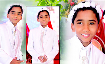 Greyson Holy Communion