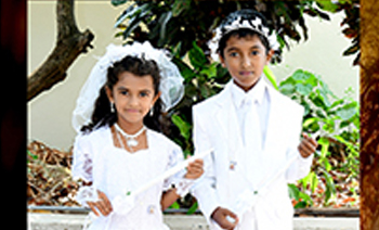 Macwin & Mishel Holy Communion
