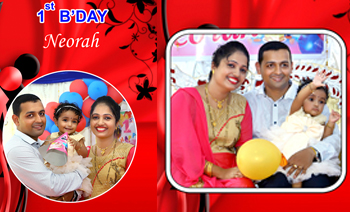 Neorah 1st Birthday