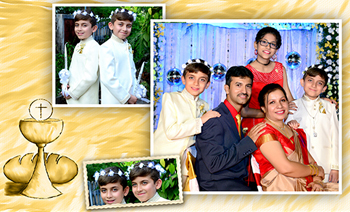 Nikhil & Nihal Holy Communion