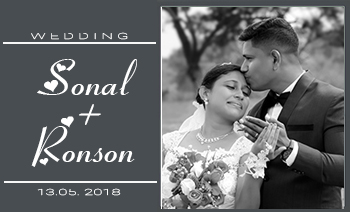 Sonal-Ronson Wedding
