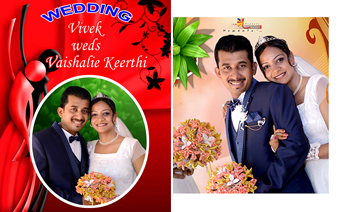 Vivek weds Vaishalie